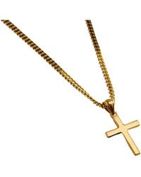 Posh Totty Designs - Plated Large Cross Necklace - Lyst