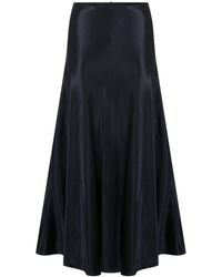 NAZLI CEREN - Lia Satin Maxi Skirt - Lyst