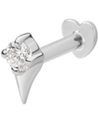 Vanhi - 14K Solid Freya Lab-Grown Diamond Flat Back Stud - Lyst