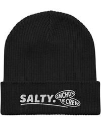 Anchor and Crew - Salty Gen. Organic Cotton Embroidered Beanie - Lyst