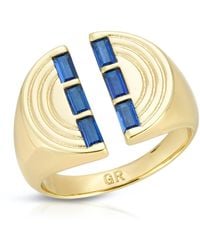 Glamrocks Jewelry - The Edge Signet - Lyst