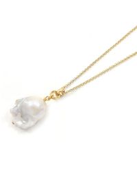 Biko Jewellery - Barroco Pearl Pendant - Lyst