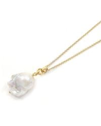 Biko Jewellery - Barroco Pearl Pendant - Lyst
