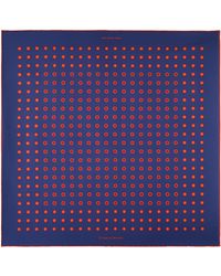 Otway & Orford - 'Luna' Polka Dot Silk Pocket Square - Lyst