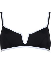 Free Society - Contrast Piping V Wire Bikini Top In - Lyst