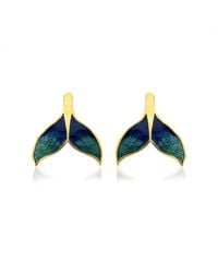 Milou Jewelry - Whale Tail Earrings - Lyst