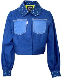 Couture to Your Door - Neutrals Denim Utilitarian Upcycled Denim Jacket - Lyst
