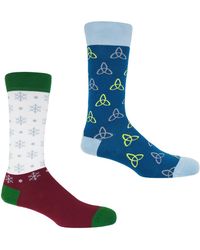 Peper Harow - Made in England - Tri & Snowflake Socks Bundle - Lyst
