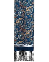 Gresham Blake - Paisley Silk Scarf - Lyst
