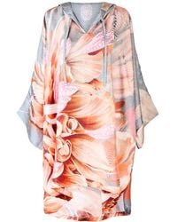 Silk&Soul - Hooded Kaftan Dress - Lyst