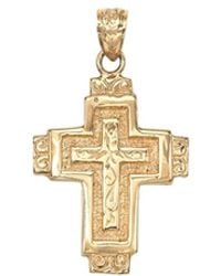 Öugie - The Geo Cross Pendant - Lyst