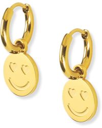 Hoops + Chains LDN - Smiley Huggies - Lyst