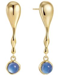 Vanimy - Seren Flow Gemstone Droplet Earrings - Lyst