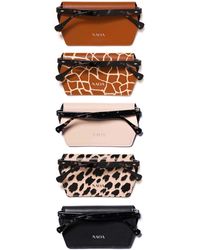 Naoa - Family Five Pack Apple-Leather Slim Glasses Case Plain - Lyst