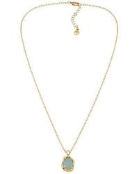 Uchi and Soto - Enso Aqua Stone Necklace - Lyst