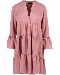 Conquista - Dark Loose A Line Dress - Lyst