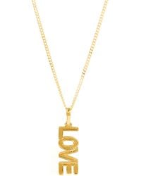 Charlotte's Web Jewellery - Love Rocks Vermeil Pendant Necklace - Lyst