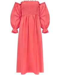 Lula-Ru - Margot Cotton Dress - Lyst