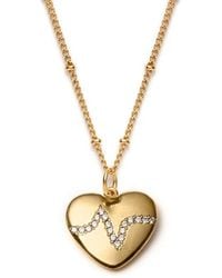 With Love Darling - Heartbeat Necklace - Lyst