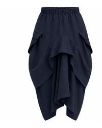 Lumina Eligma - The Collar Linen Skirt - Lyst