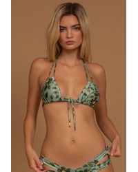 Montce - Aquamarine Euro Bow Bikini Top - Lyst