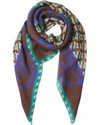 Ana Maison - Pleasant Retro Silk Wool Scarf - Lyst