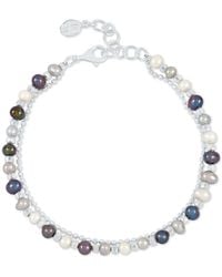 Dower & Hall - Mixed Freshwater Luna Pearl Bracelet - Lyst