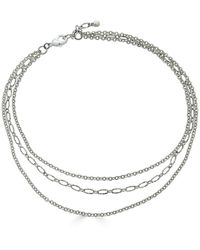 Loni Paul Jewelry - Delicate Three Strand Necklace - Lyst