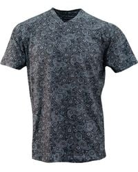 lords of harlech - Paisley Cotton-Blend V-Neck Tee - Lyst