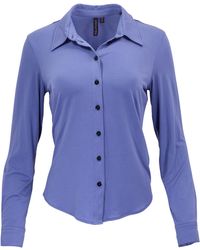 lords of harlech - Stephanie Dawn Lyocell Stretch Long-Sleeve Shirt - Lyst