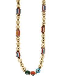 Ebru Jewelry - Colorful Evil Eye Beaded Choker Summer Necklace - Lyst