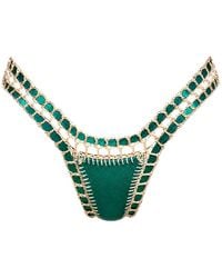 Luxsea Swimwear - Mustique Shimmer Crochet Bikini Bottom - Lyst