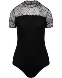 Oh!Zuza - Bodysuit With Lace Collar - Lyst