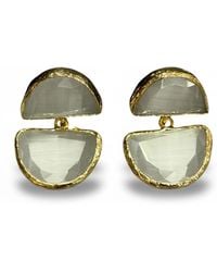 La Pluie Jewellery - Valora Earrings Ivory - Lyst