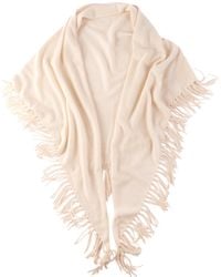 Bel Cashmere - Sienna Cashmere Shawl Ivory - Lyst