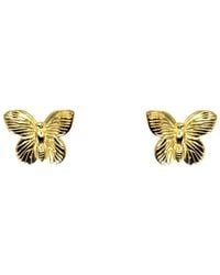 VicStoneNYC Fine Jewelry - Butterfly Stud Vermeil Earrings - Lyst