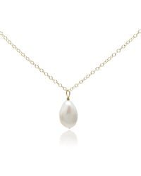 Kiri & Belle - Florence Baroque Pearl Pendant Filled Necklace - Lyst