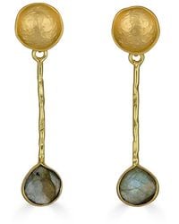 Loni Paul Jewelry - Labradorite Bar Earrings - Lyst