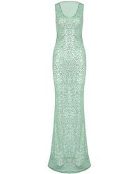 Herfetch - Maxi Ivy Dress-Mint - Lyst