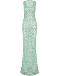 Herfetch - Maxi Ivy Dress-Mint - Lyst