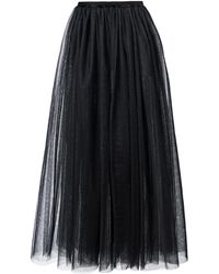 LIA ARAM - Pocketed Tulle Maxi Skirt - Lyst