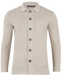 Paul James Knitwear - Midweight Cotton Benjamin Work Shirt - Lyst