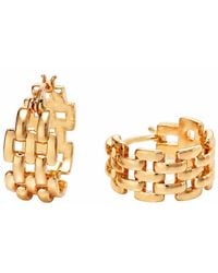 Retro Chic - Rome Chain Earrings Large - Lyst