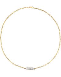 Ora Pearls - Coralia Long Baroque Pearl Necklace - Lyst