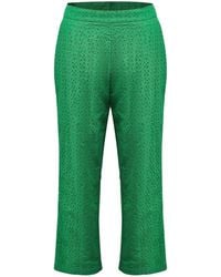 Smart and Joy - Eyelet Cotton Lace Pants - Lyst