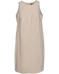 Conquista - Neutrals Sand Colour Cotton Sack Dress - Lyst