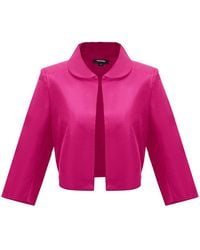 Smart and Joy - Taffeta Crop Jacket - Lyst