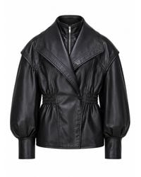Ats the Label - Elodie Gathered Waist Jacket - Lyst