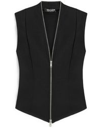 Nocturne - Zipper Design Blouse - Lyst