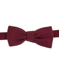 LE COLONEL - Cabernet Italian Wool Bow Tie - Lyst